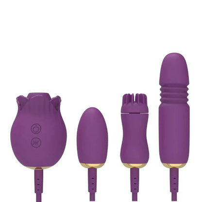 4-in-1 Rose Pleasure Toy