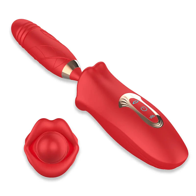 Telescopic Sucking G-Spot Vibrator