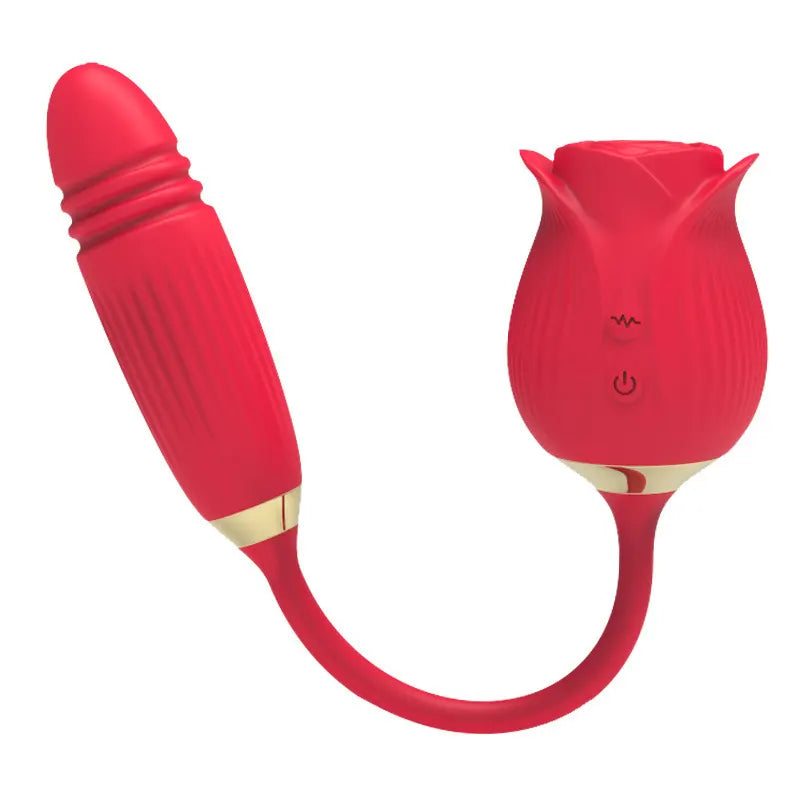 Flaming Rose Telescopic Vibrator