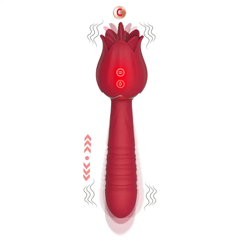 Rose Tongue Licking Wand