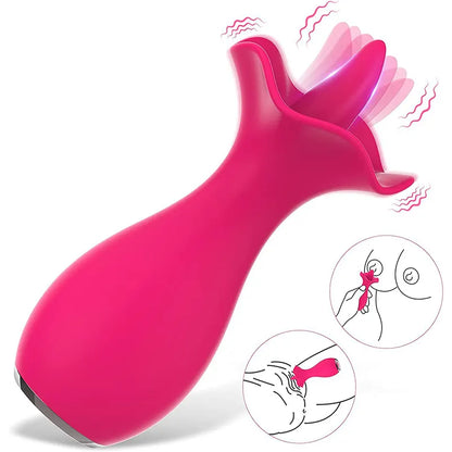 Dual-Motor Rose Clitoral Stimulator