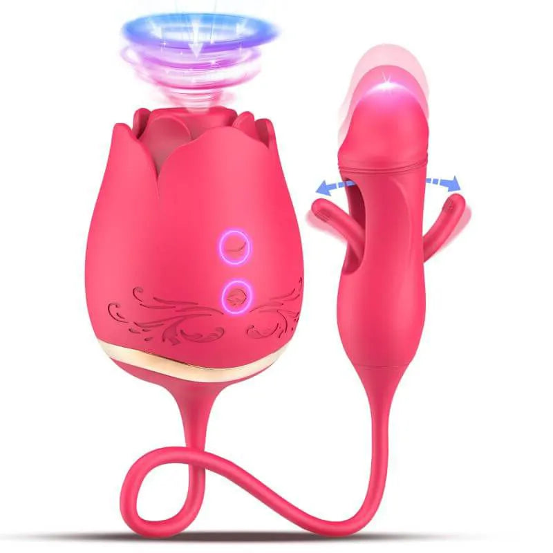 Rose Sucking Vibrator with Vibration