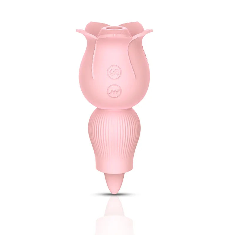 2-in-1 Rose Oral Vibrator