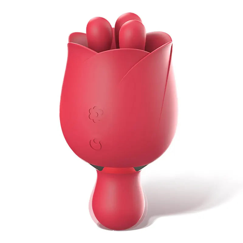 Dual Stimulation Rose Vibrator