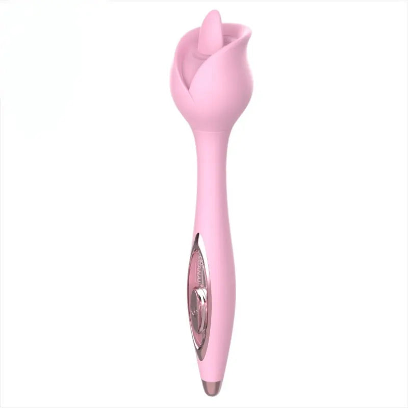 Floral Tongue Wand Vibrator