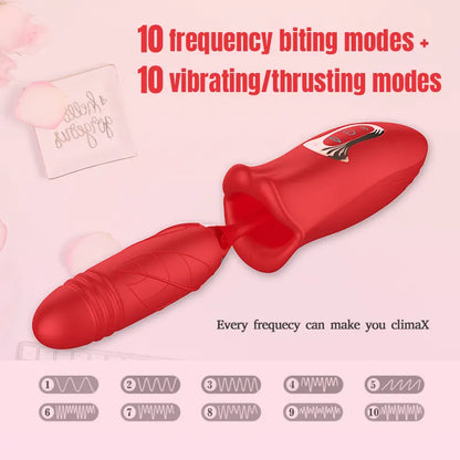 Telescopic Sucking G-Spot Vibrator