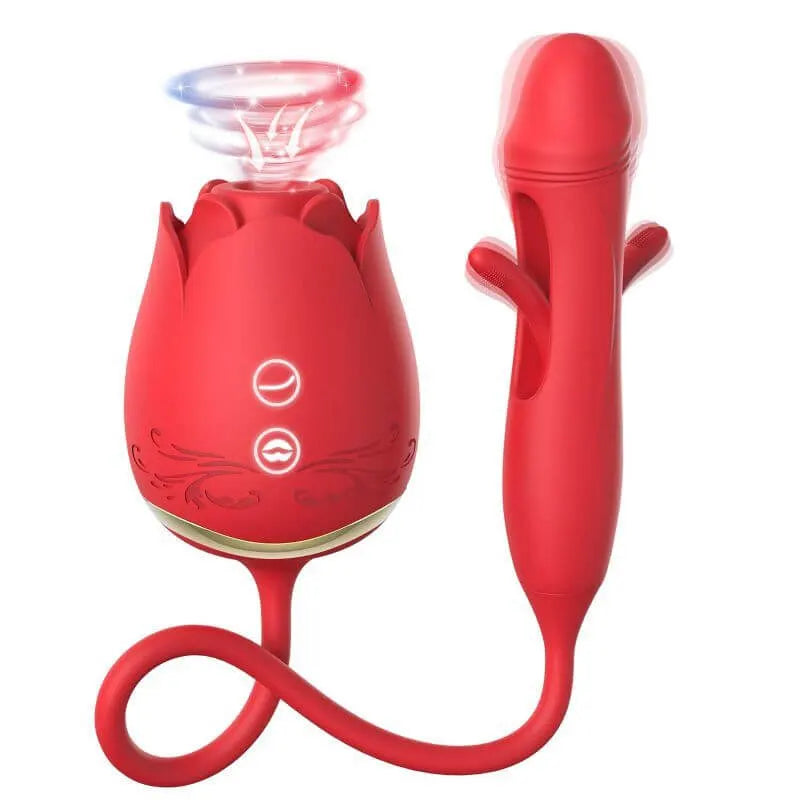 Rose Sucking Vibrator with Vibration