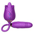 Licking Rose Vibrator with Dildo