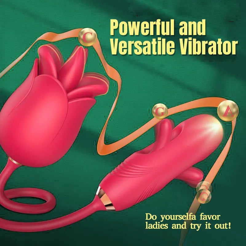 Rose Licking Vibrator | 10 Modes