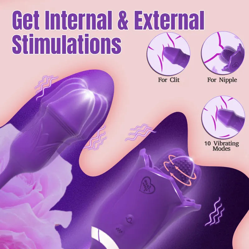 Rose Temptation 7 Licking Mode Vibrator