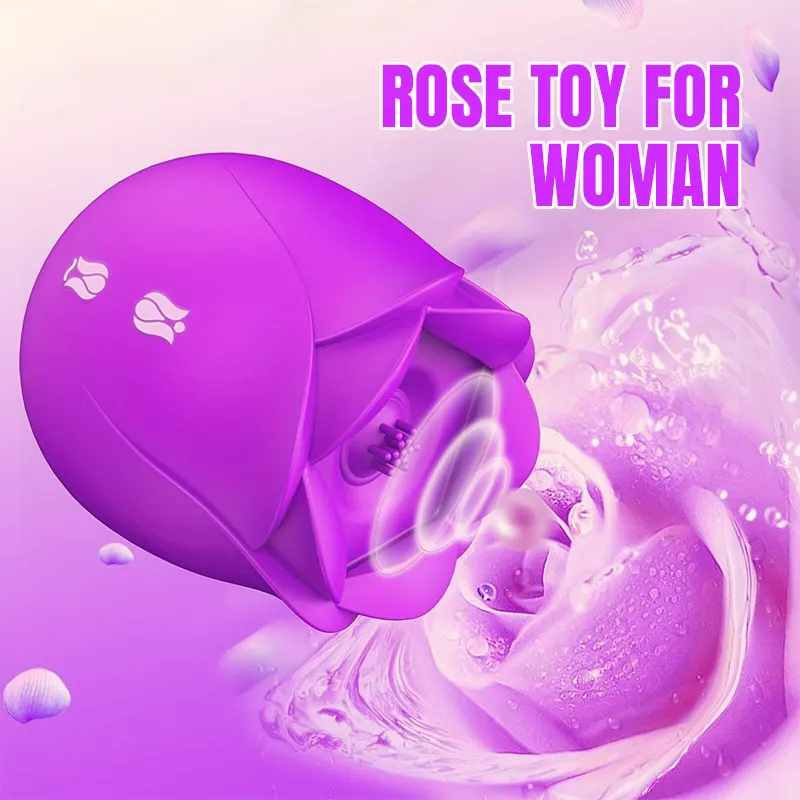 Rose Petal Vibrator for Women 