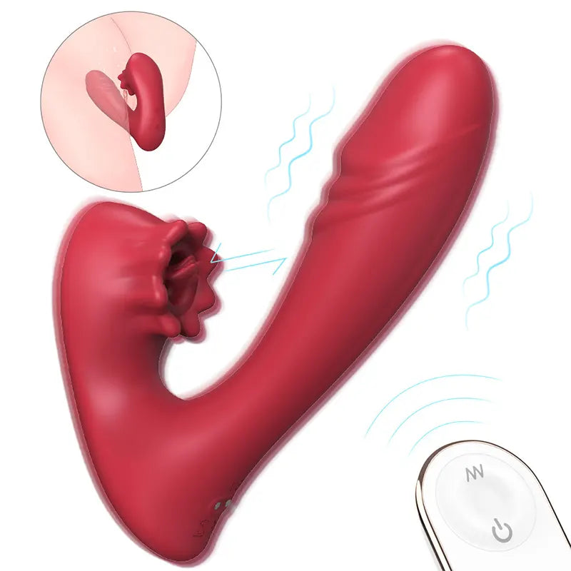 Licking Vibrator with Adjustable Modes