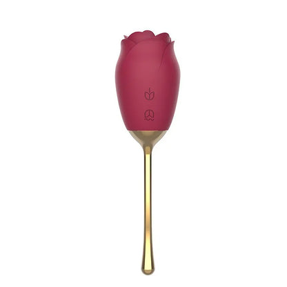 Rose Wand Tongue Vibrator