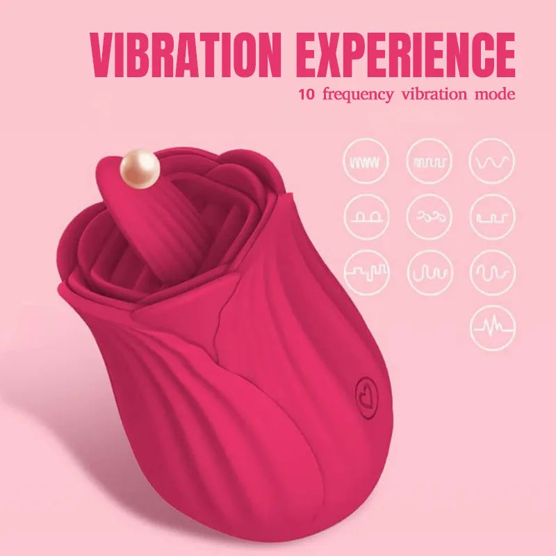 Rose Tongue 2.0 Vibrator for Women