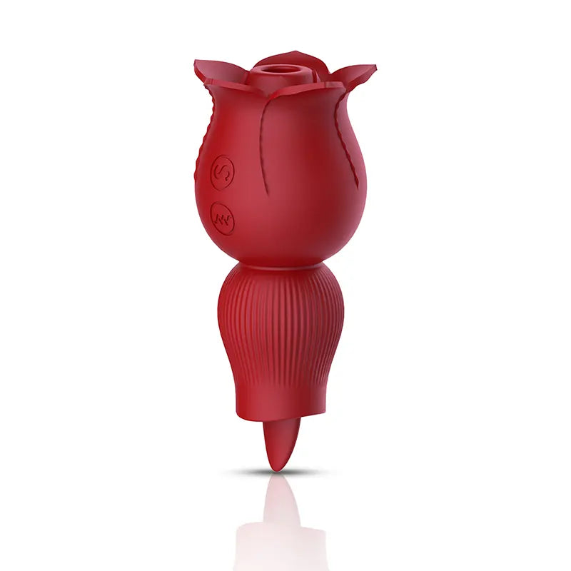 2-in-1 Rose Oral Vibrator