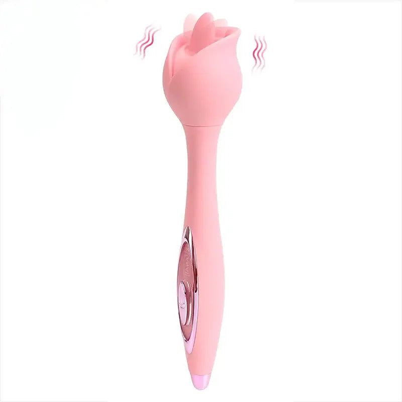 Floral Tongue Wand Vibrator