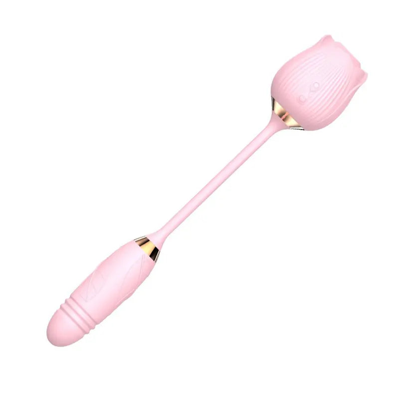 10-Speed Rose Vibrator &amp; Suction