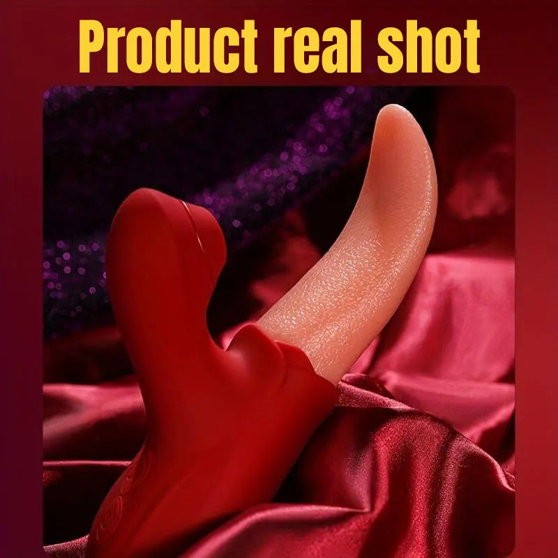 Rose Tongue 360° Stimulating Vibrator