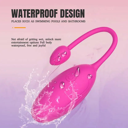 Wireless Rose Vibrator - Waterproof Dual Stimulation