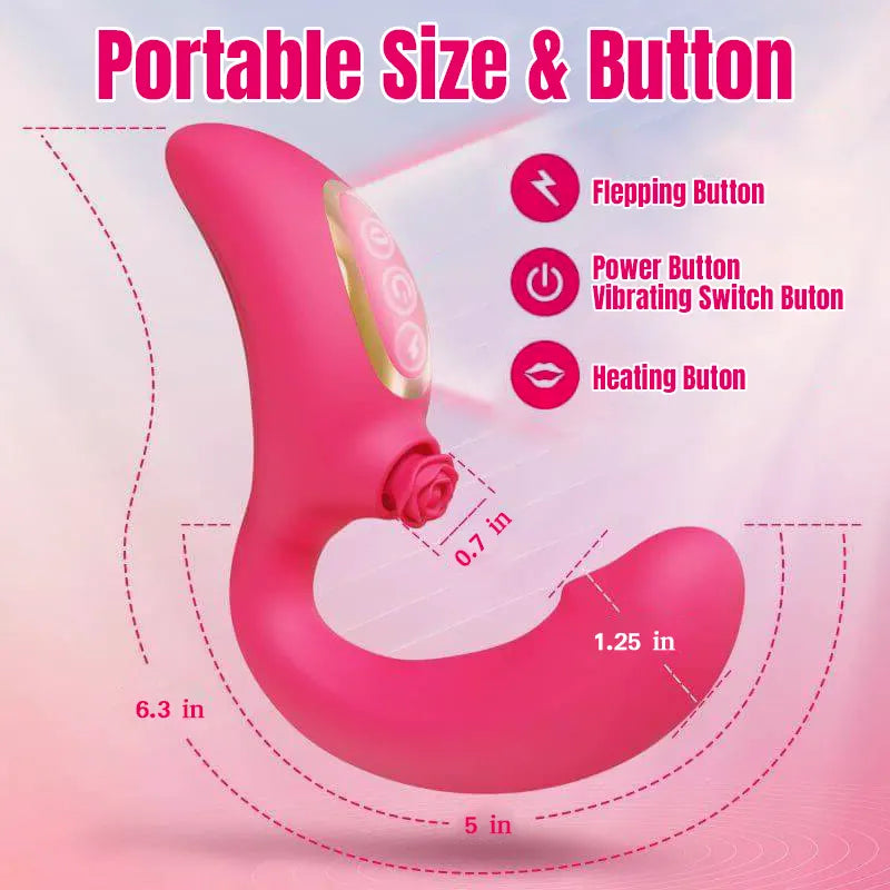 Rose G-Spot Vibrator - Double Pleasure