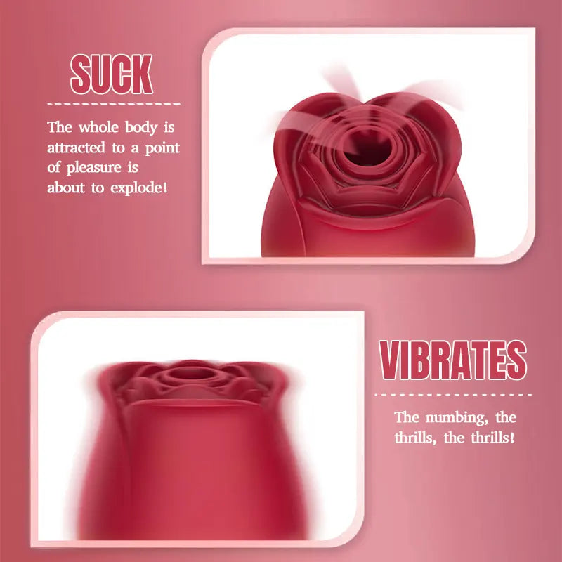 Red Rose Clitoral Suction Toy