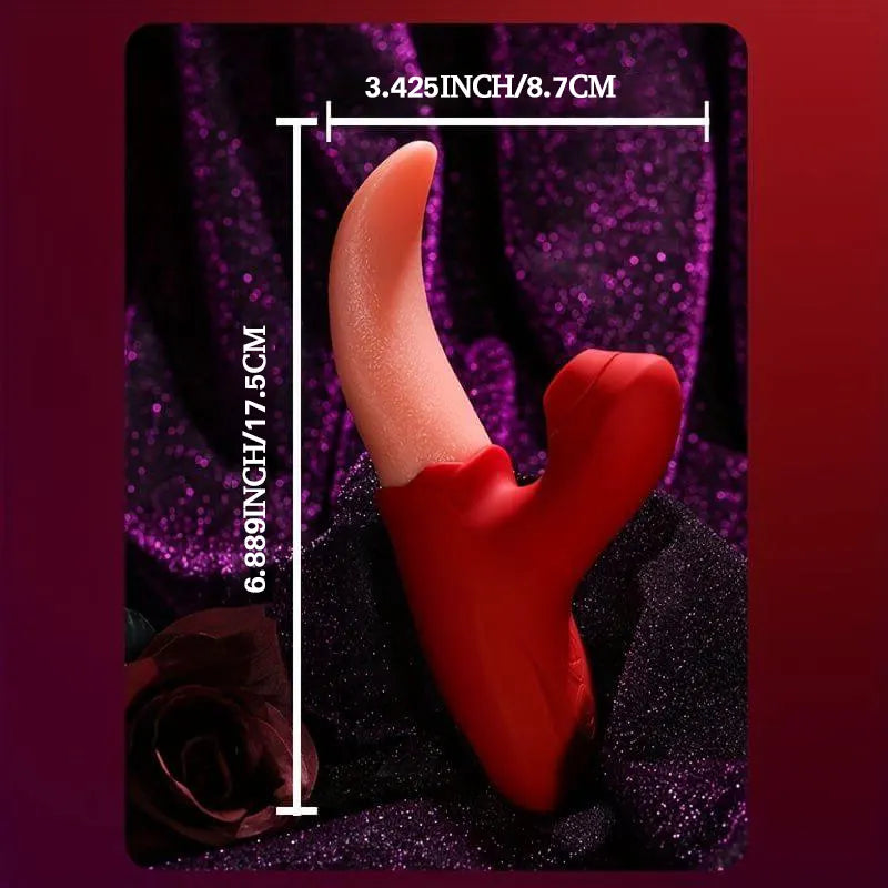 Rose Tongue 360° Stimulating Vibrator