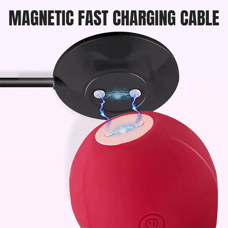 Magnetic USB Charging Base - Black Rose