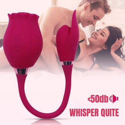 Rose Toy Deluxe 2-in-1 Vibrator