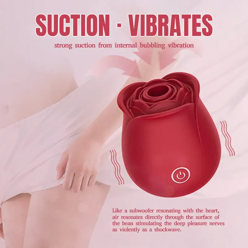 Red Rose Clitoral Suction Toy