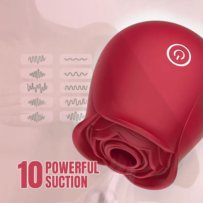 Red Rose Clitoral Suction Toy