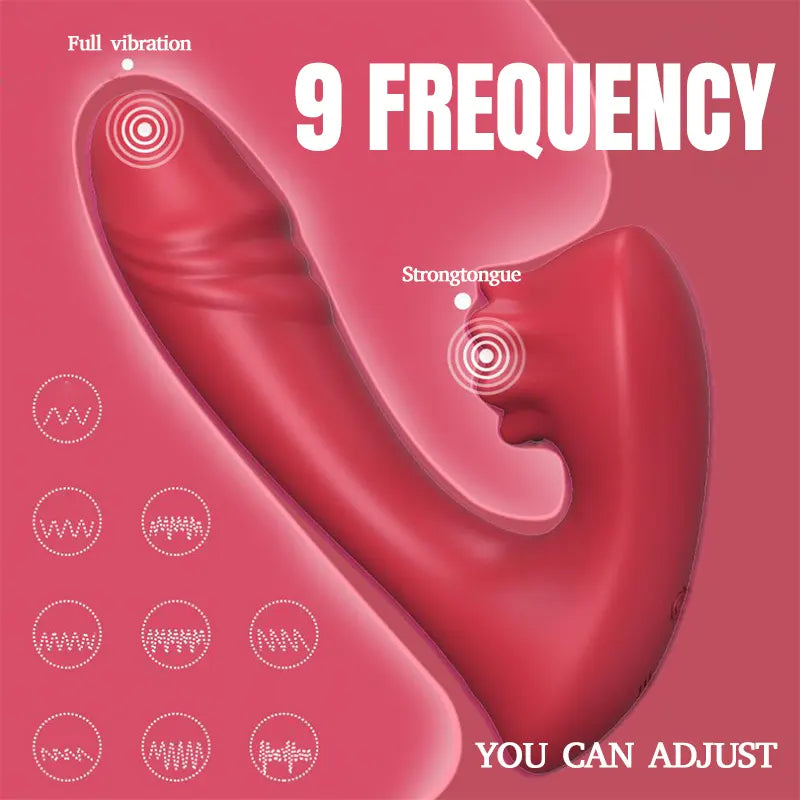 Licking Vibrator with Adjustable Modes