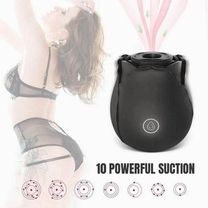 Black Rose Toy - 10 Sucking Modes