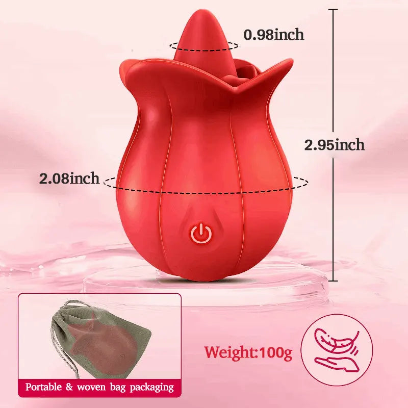 10-Mode Rose Licking Vibrator