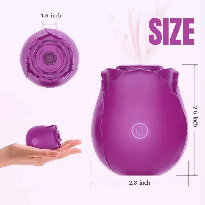 Purple Rose Clitoral Vibrator