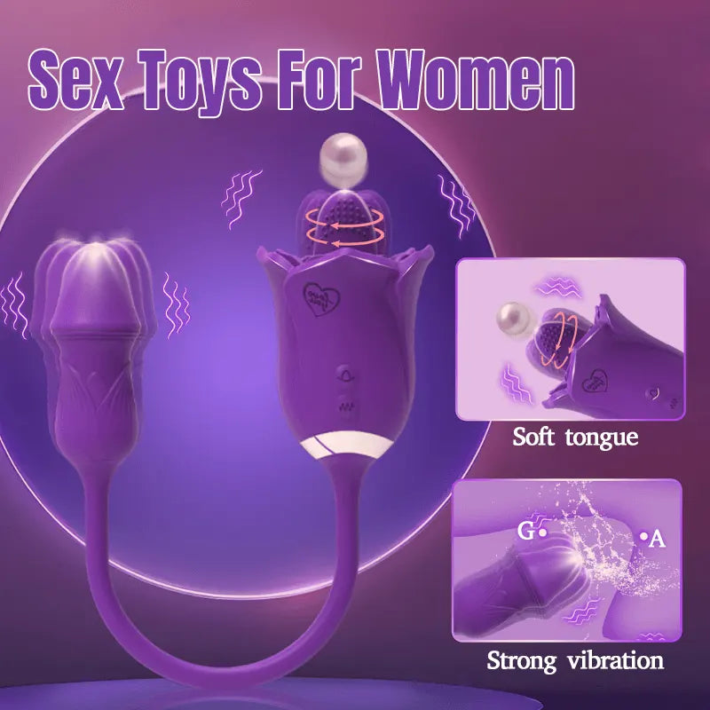 Rose Temptation 7 Licking Mode Vibrator