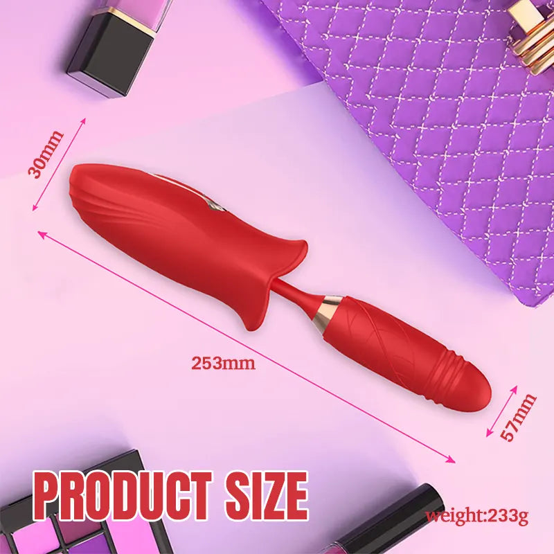 Telescopic Sucking G-Spot Vibrator