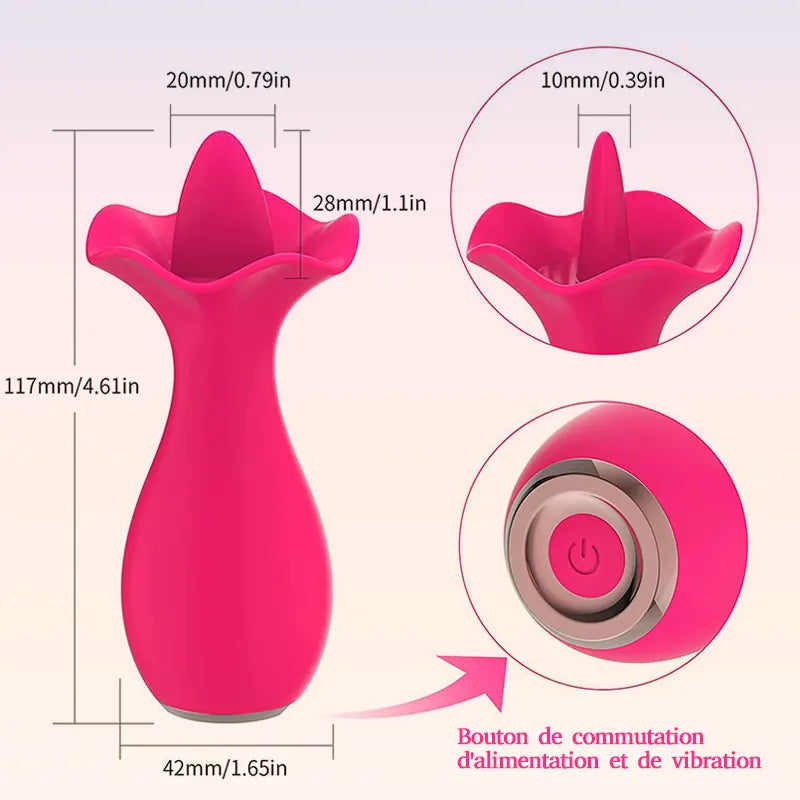 Dual-Motor Rose Clitoral Stimulator