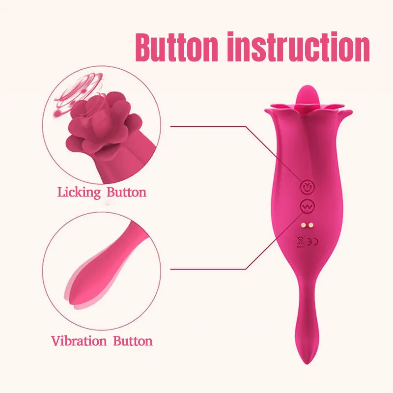 Lily Rose Tongue &amp; Vibration Stimulator