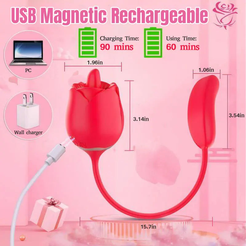 360° Rose Vibrator for Women