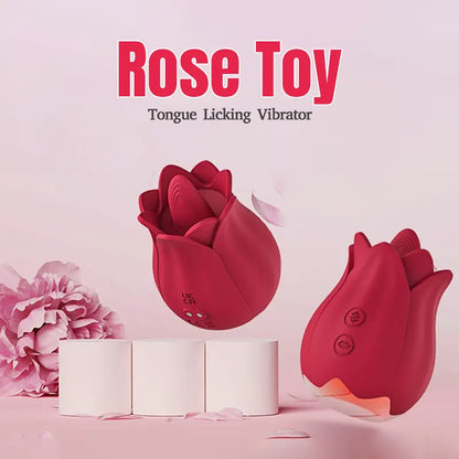 Rose Licking Vibrator with 7 Modes