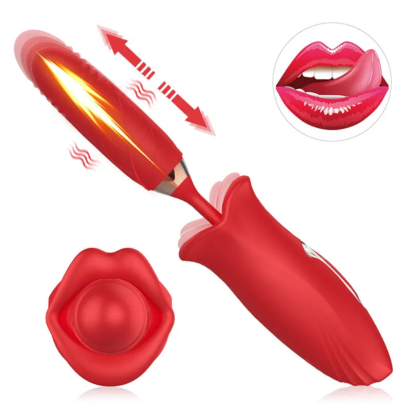 Telescopic Sucking G-Spot Vibrator