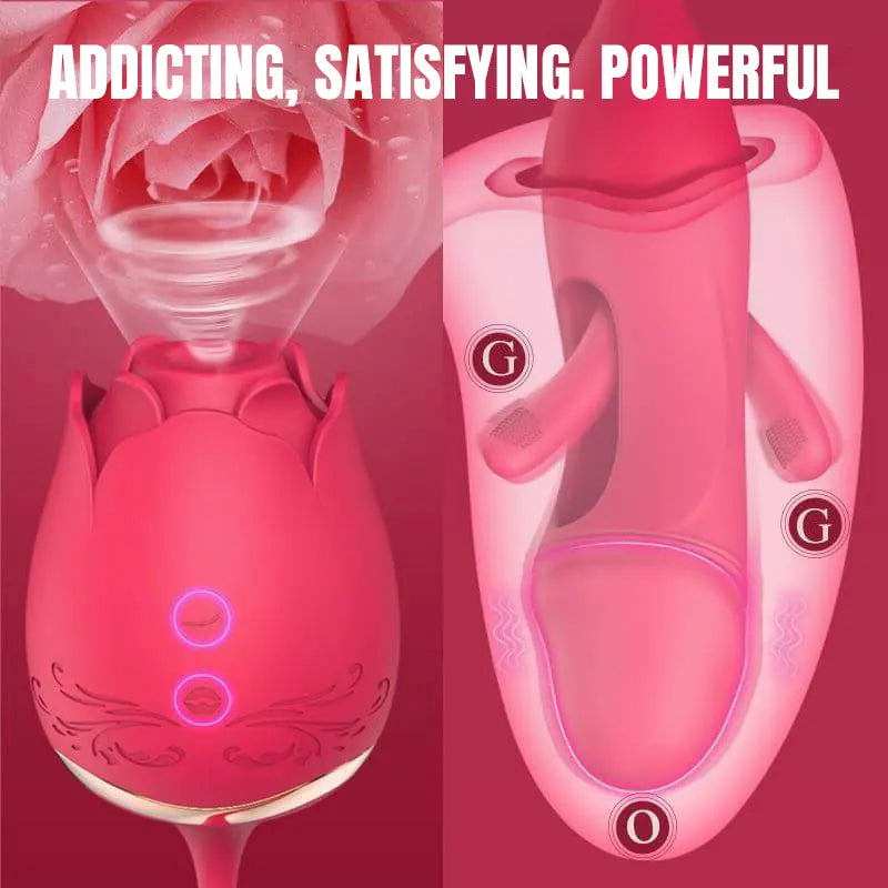 Rose Sucking Vibrator with Vibration