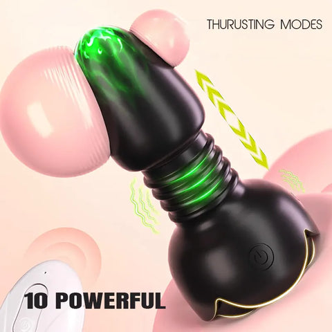 Remote Thrusting Anal Vibrator