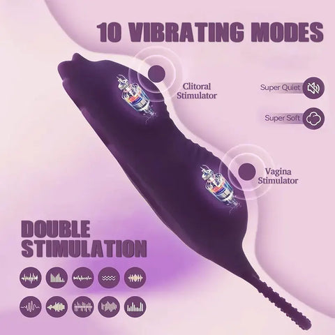 Shell-Shaped Remote Vibrator Cushion
