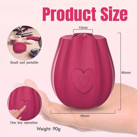 Roseheart Clitoral Suction Pleasure Toy