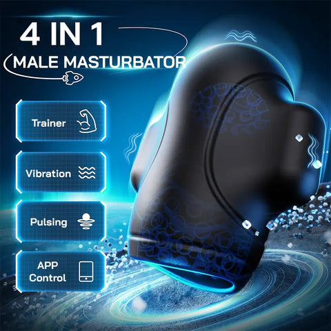 Smart App-Controlled Penis Vibrator