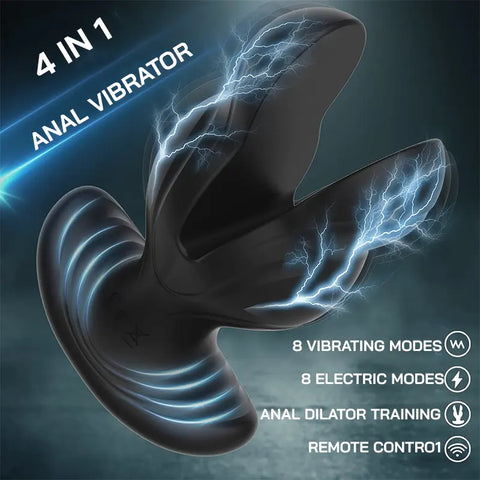 Y-Shaped Electric Vibrating Anal Plug