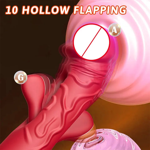 Licking and Vibrating G-Spot Vibrator