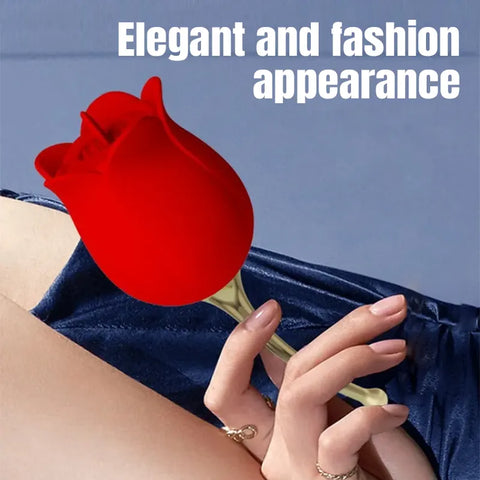Rose Tongue Silicone Vibrator