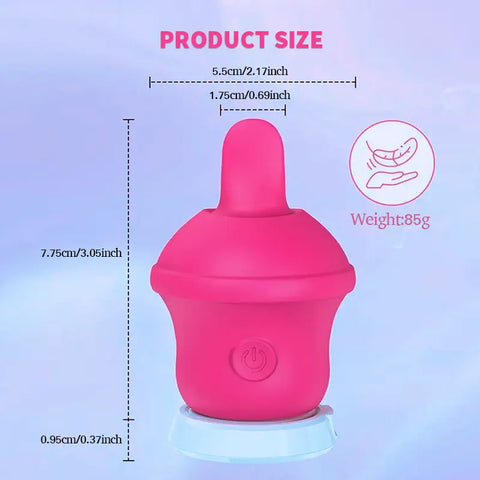 Silicone Tongue Clit Vibrator